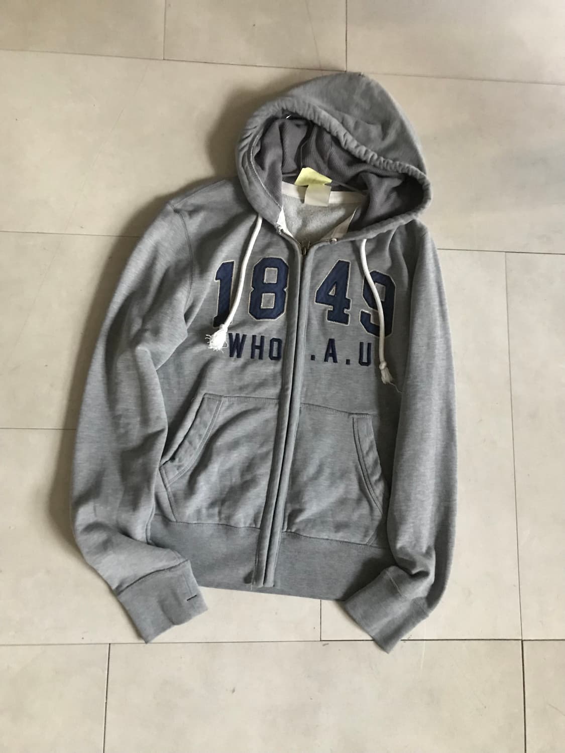 후아유 그레이 후드집업 상품이미지7