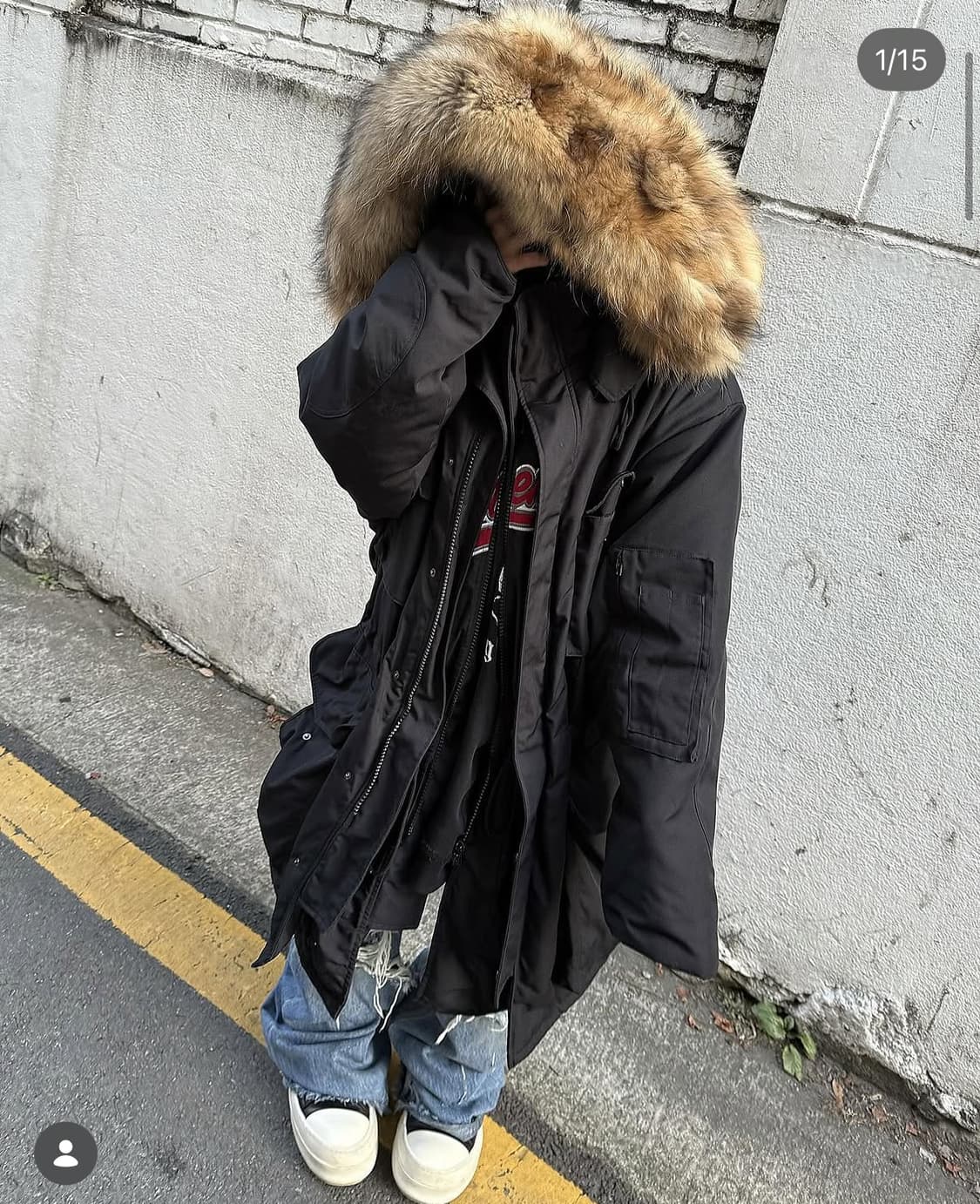 [M] 베트멍17FW 퍼 엠브로이드 파카 상품이미지2
