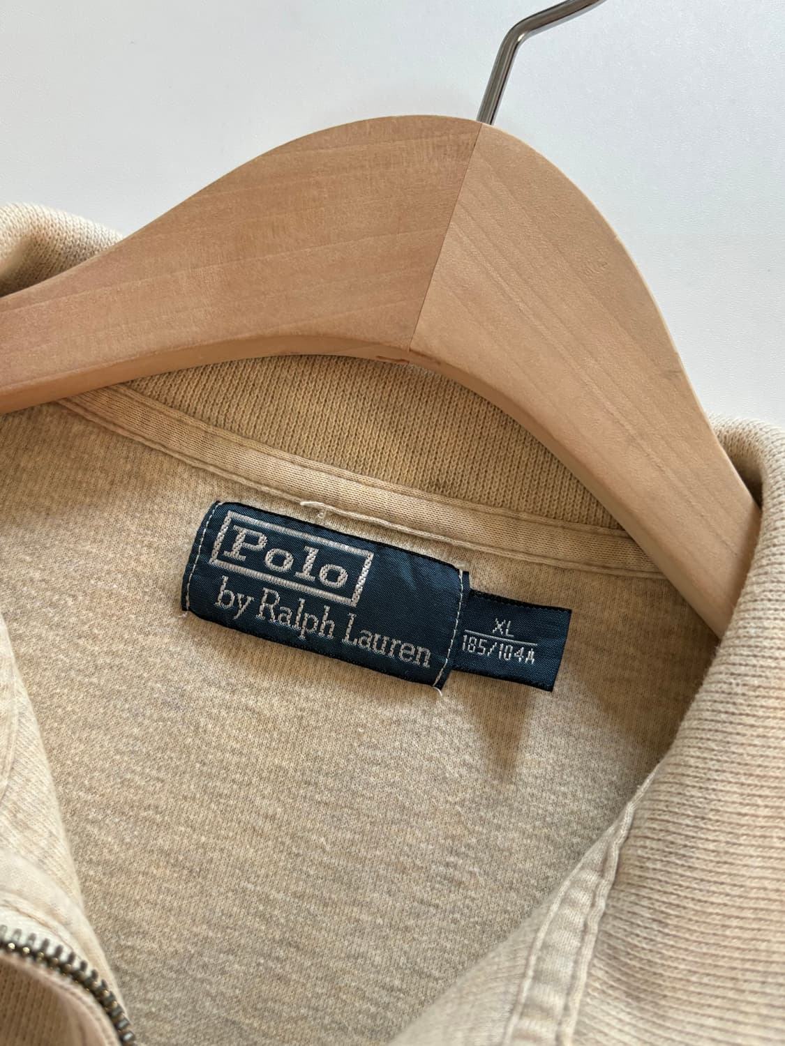 Polo 폴로 랄프로렌 아이보리컬러 코튼 하프집업 상품이미지6