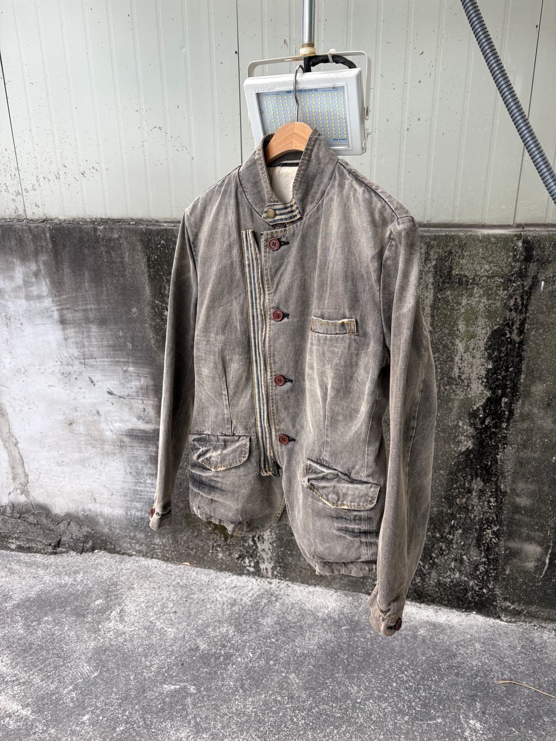 PTTP 워싱 데님 자켓 y2k 아카이브 디자이너 펑크 상품이미지3