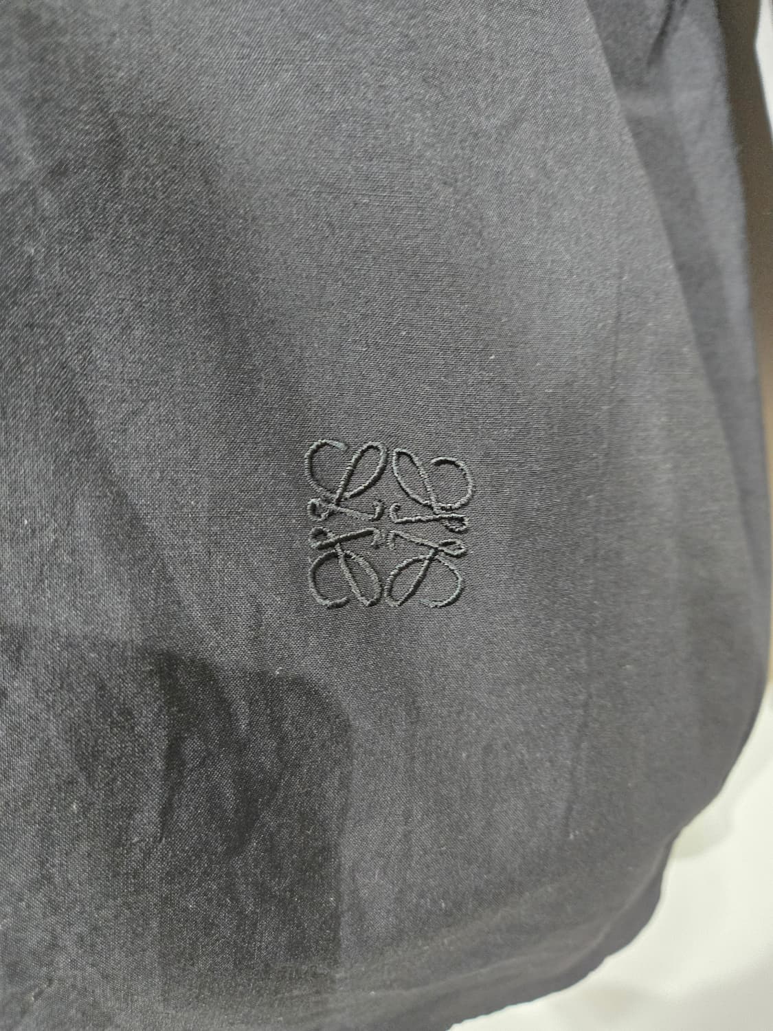 로에베 블랙 롱 셔츠 차이나넥 스타일 상품이미지6