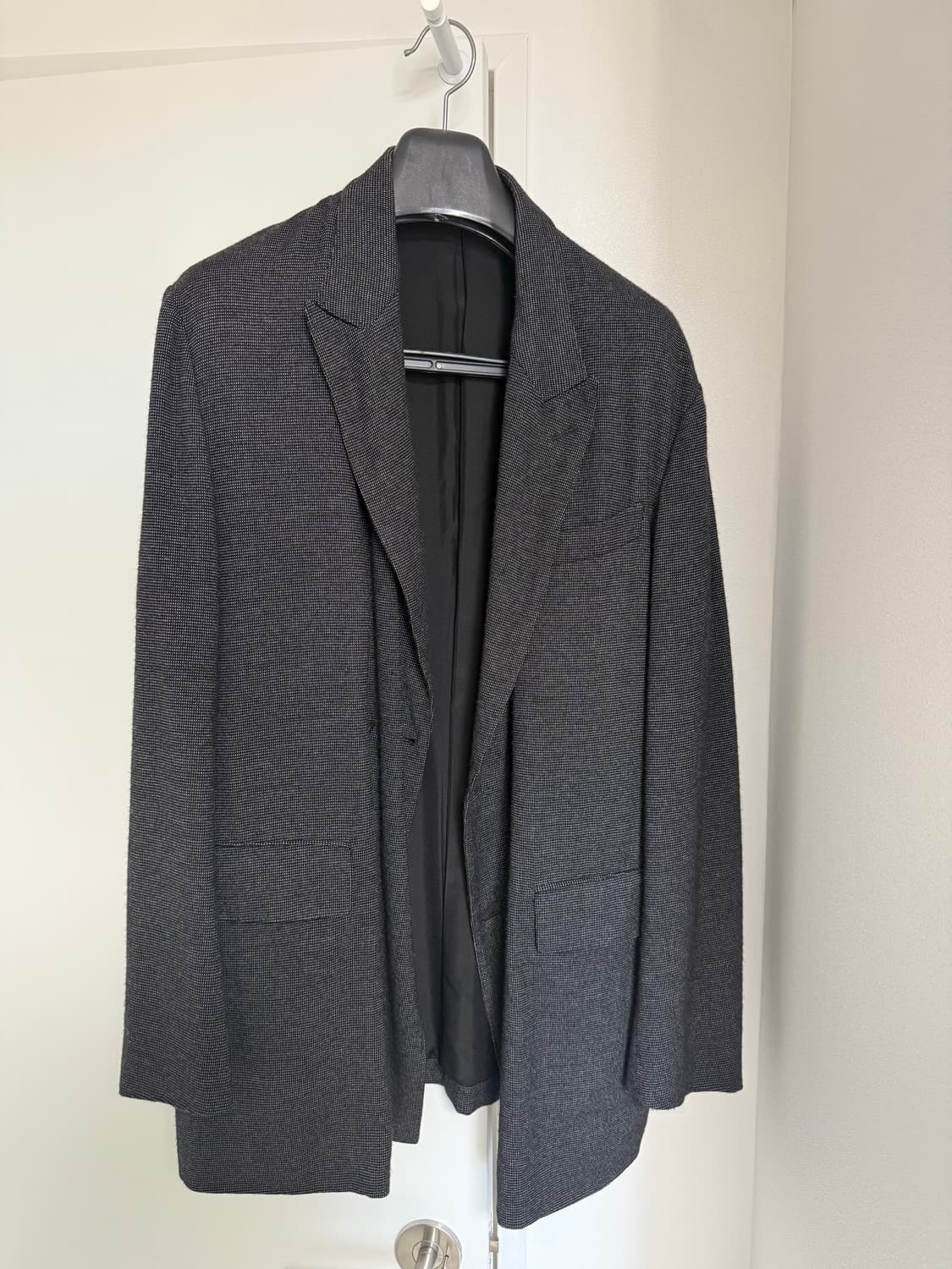 19aw 코모리 울실크 자켓 셋업 상품이미지1