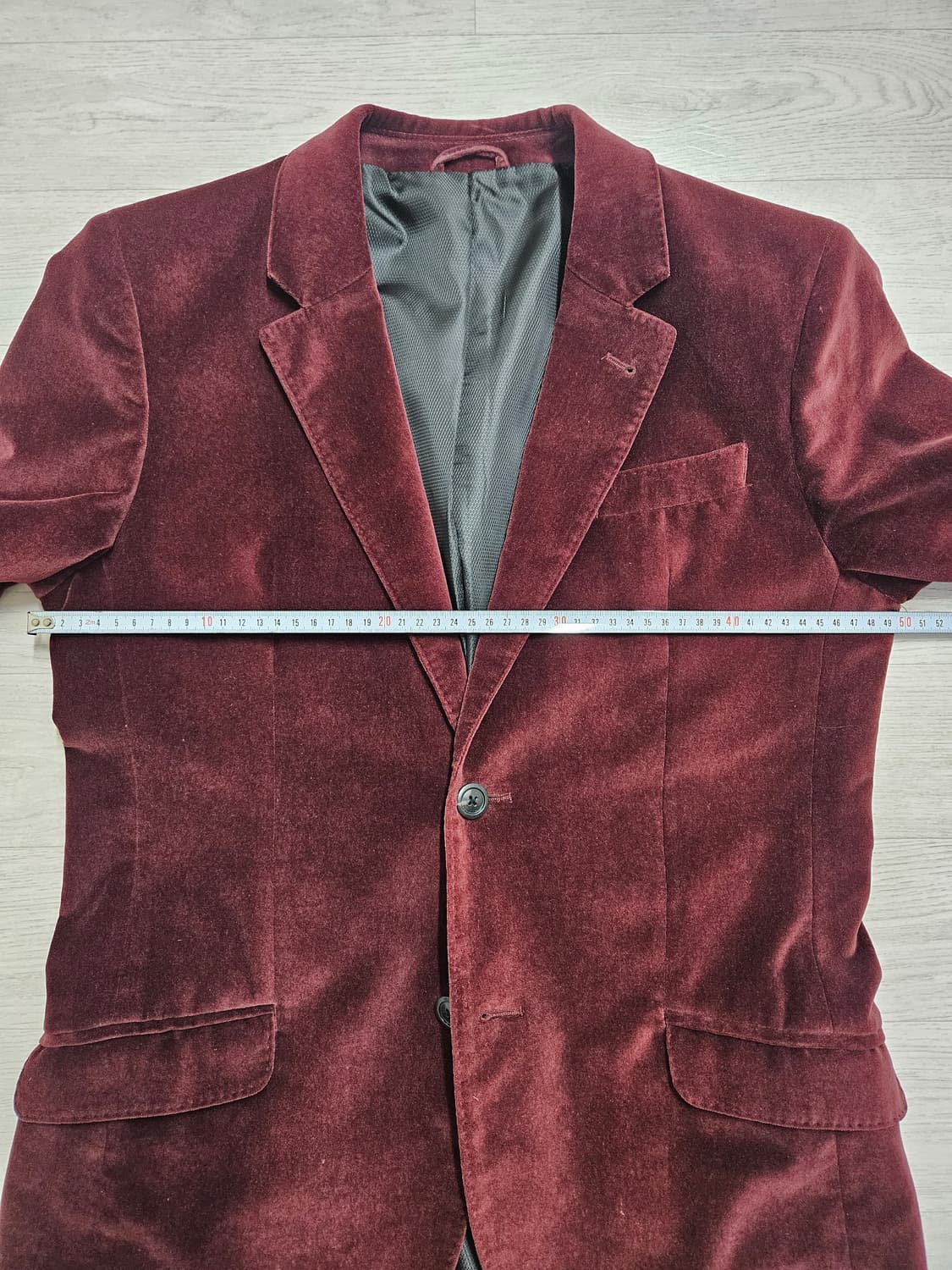 알마니익스체인지 벨벳 블레이저 95 (S) 상품이미지8