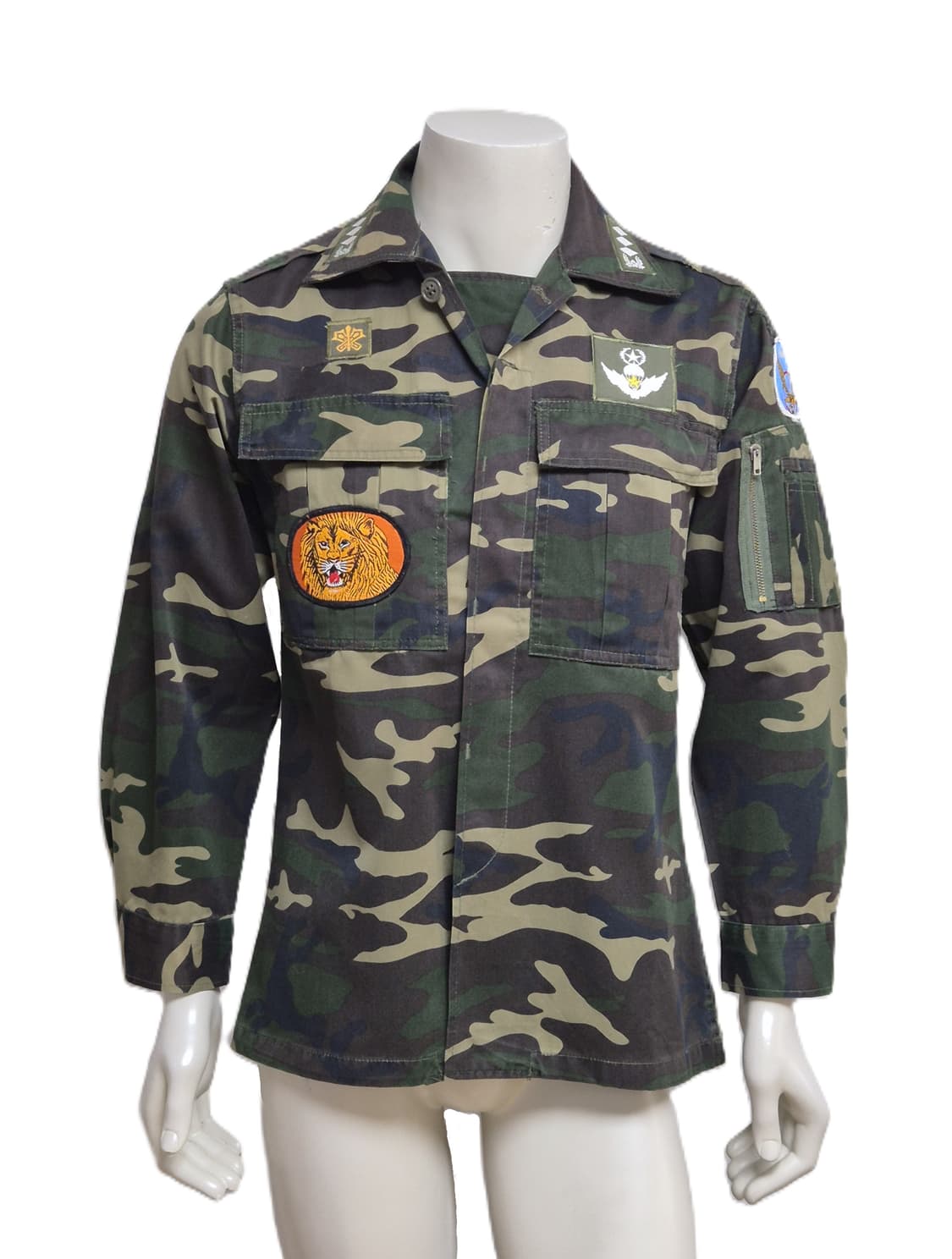 육군 구형 특수전사령부 보병 대위 후기형 독사복 전투복 상의 자켓 (M) 상품이미지1