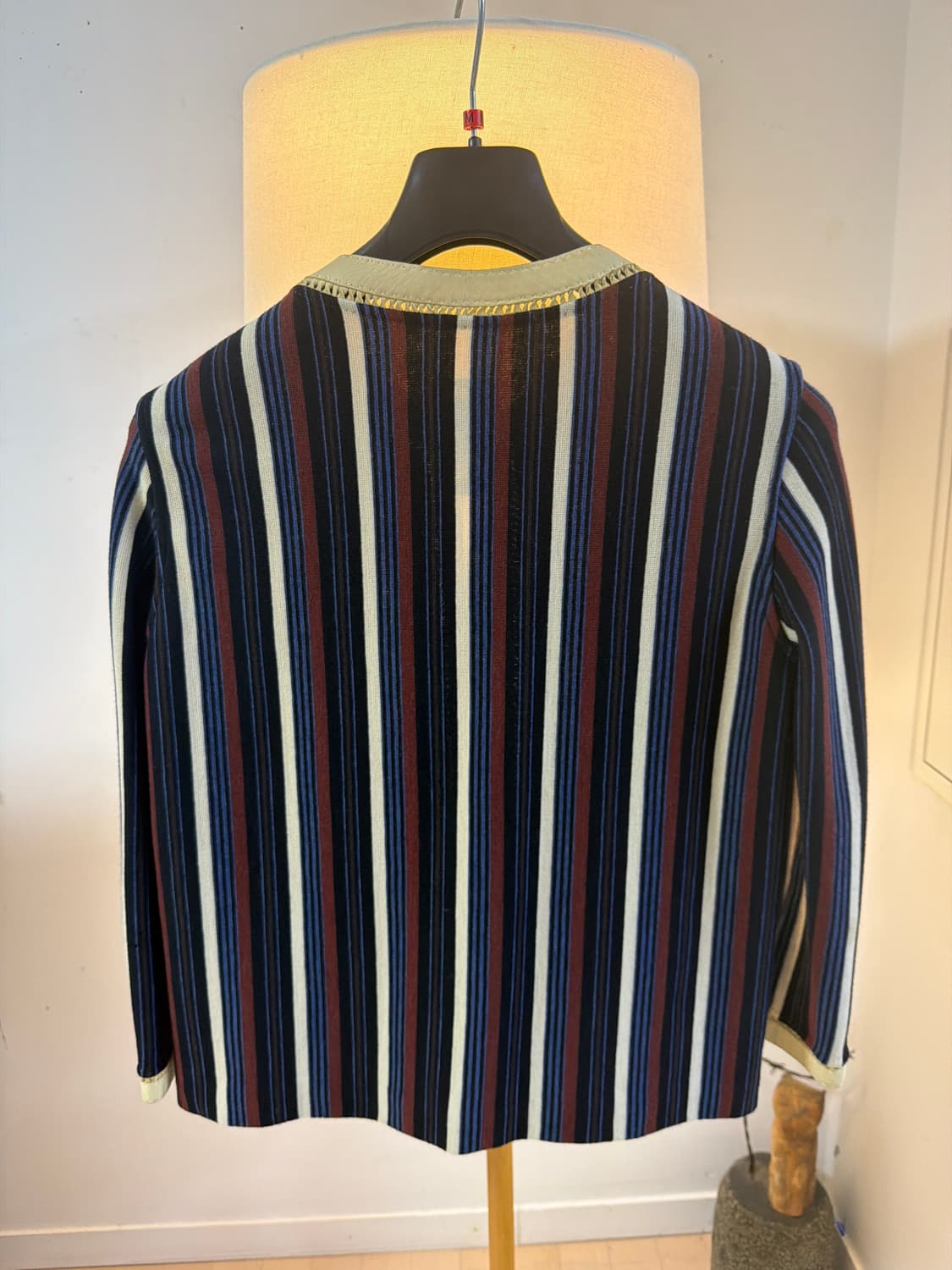 에르메스 스트라이프 울 가디건 40 상품이미지4