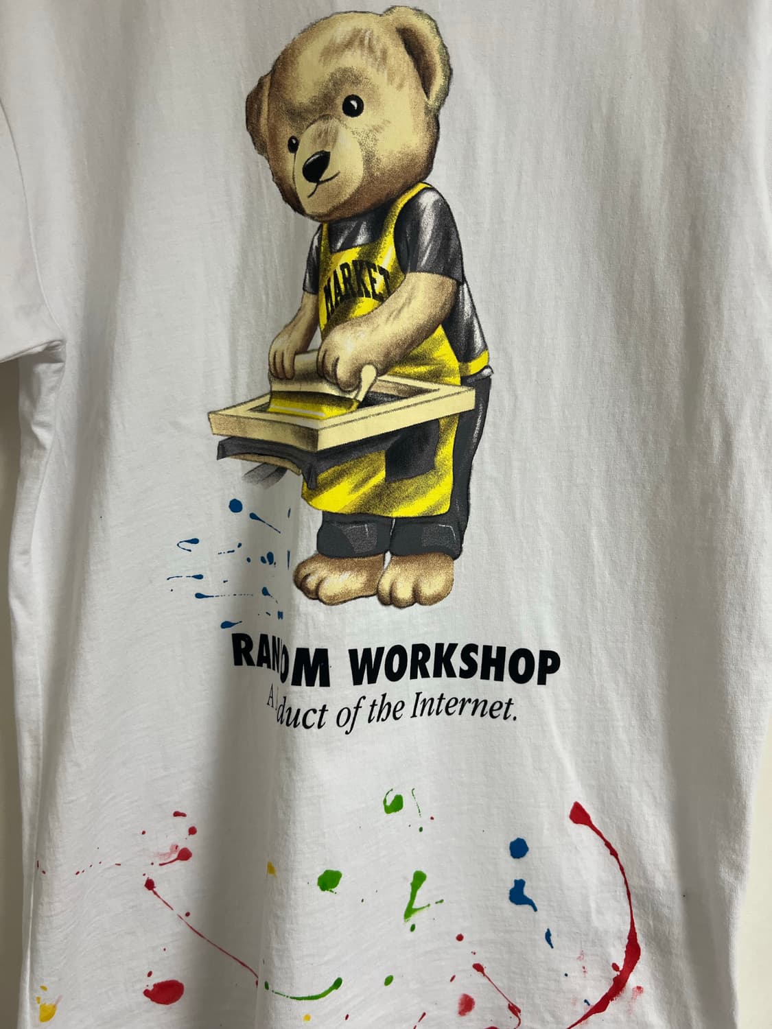 아트 베어 티셔츠 화이트 ART MARKET BEAR T-SHIRT WH 상품이미지2