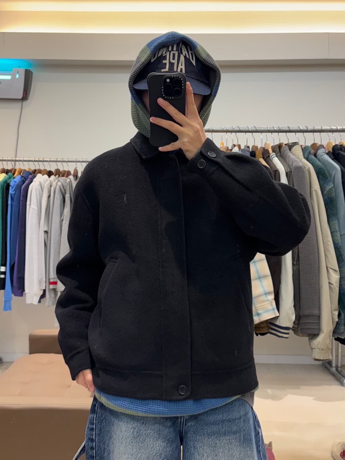 90s 입생로랑 캐시미어 블렌드 울 재킷 상품이미지8