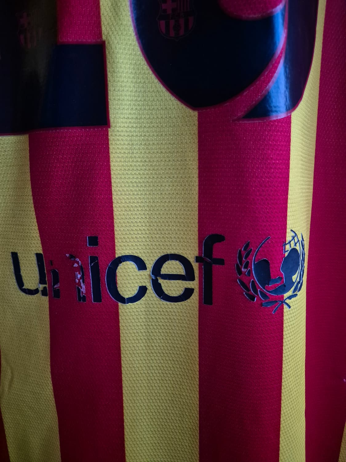 Nike 나이키 13-14 fc바르셀로나 어웨이 유니폼 10.Messi 상품이미지8