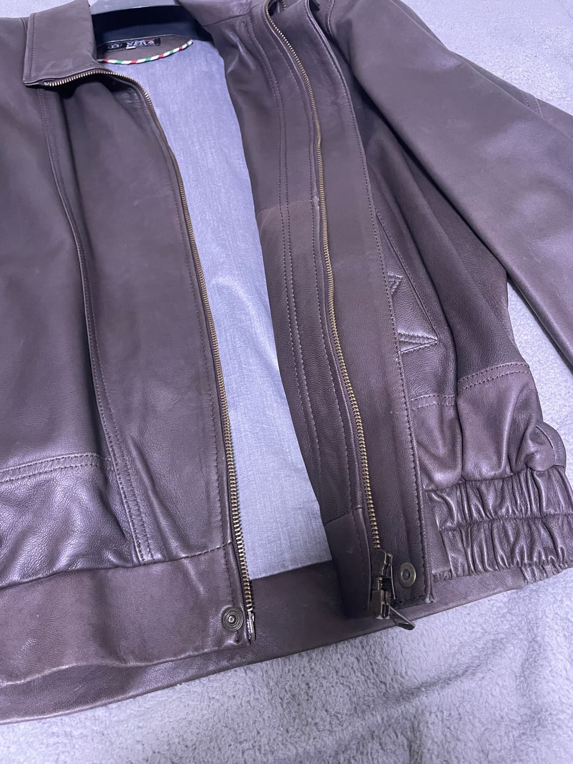 이태리 램스킨 레더자켓 상품이미지2