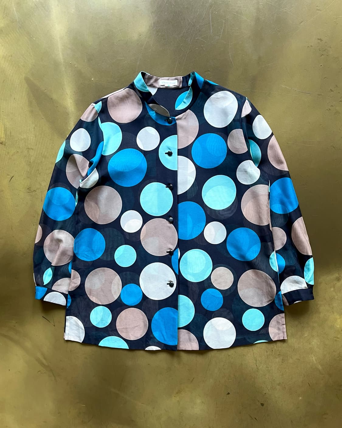 1980-90s CHALET BLANC Japan Dot Shirt 상품이미지3