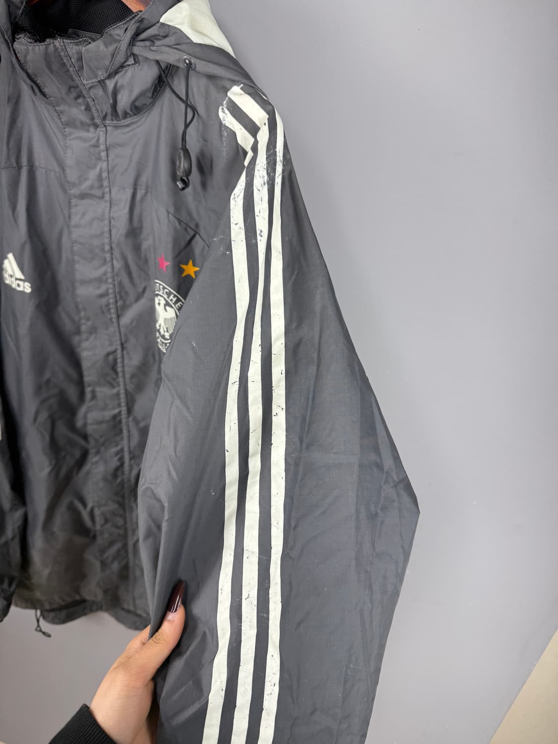 아디다스 독일 축구 국대 빈티지 올드자켓 E2 상품이미지6