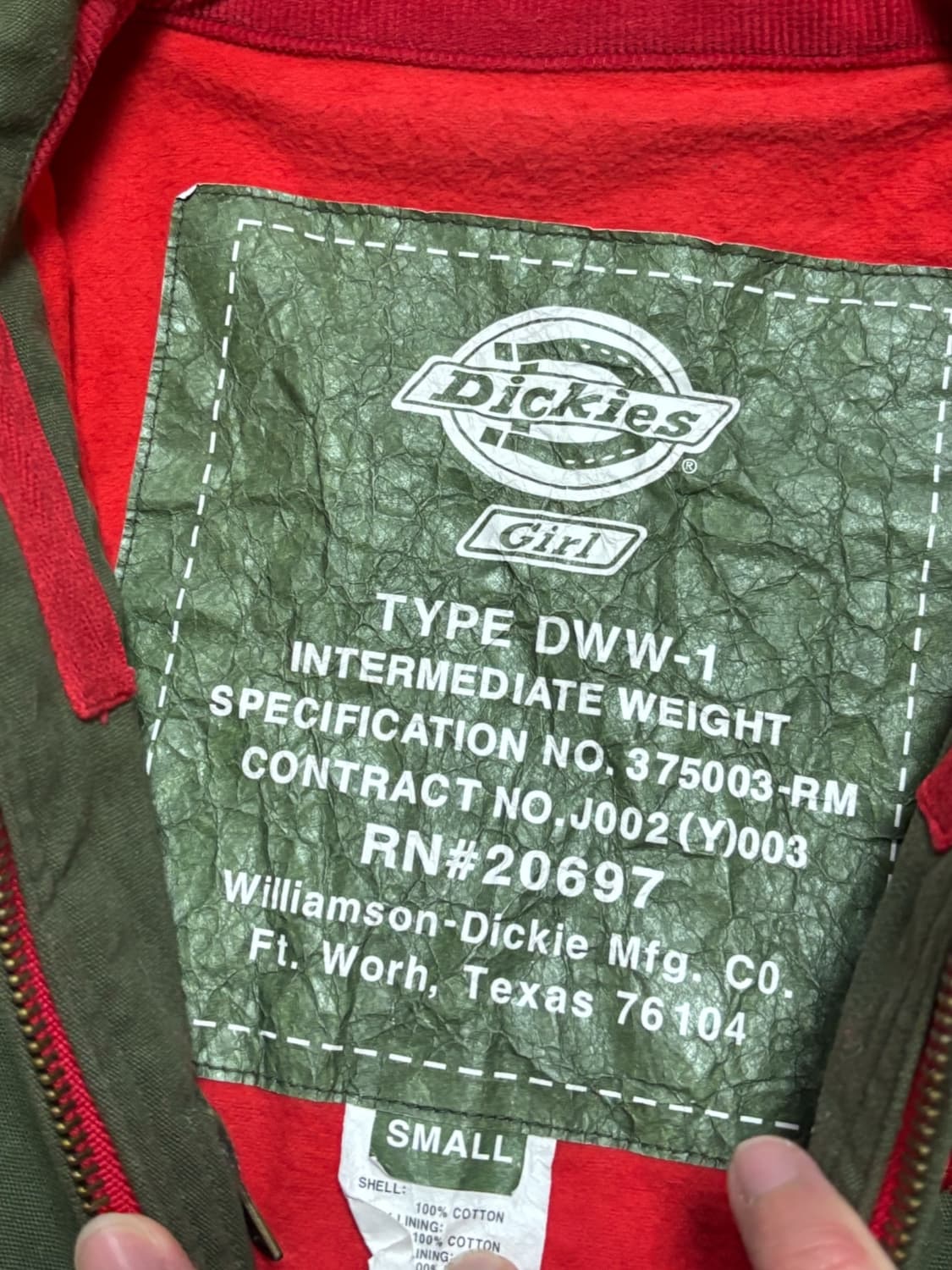 디키즈 아이젠하워 크롭 워크 자켓 상품이미지8