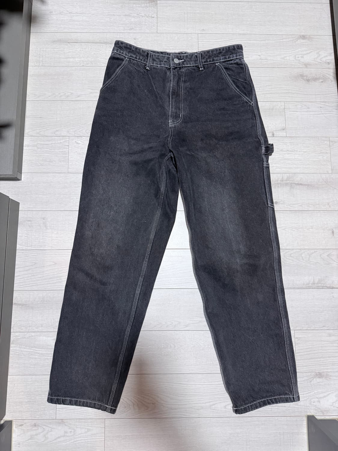 [32]아웃스탠딩 루즈핏 카펜더팬츠 블랙 상품이미지2