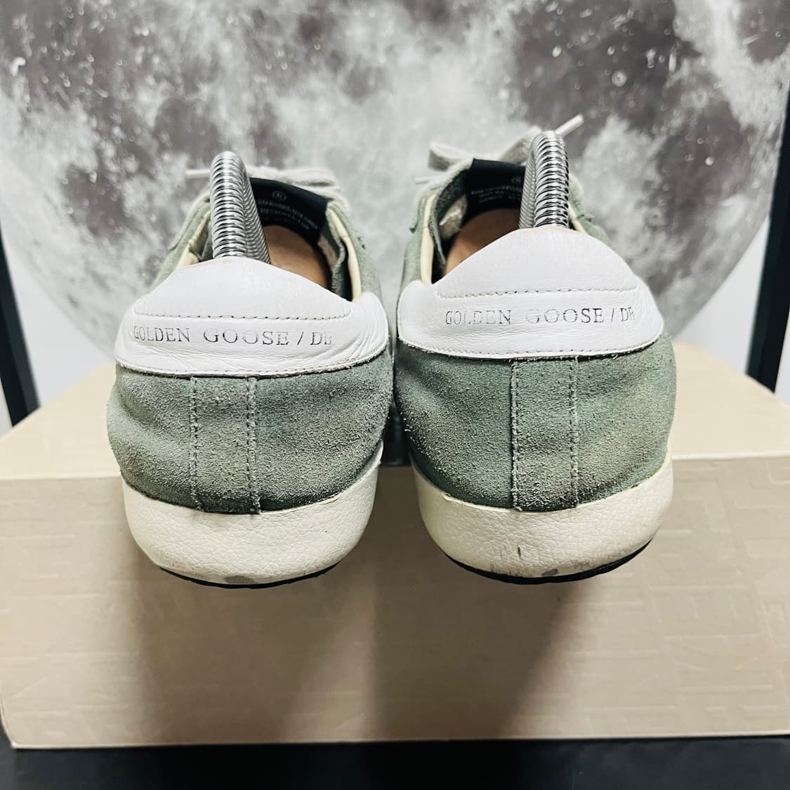 정품 41) 골든구스 그린 누벅  스니커즈 265~270 상품이미지4