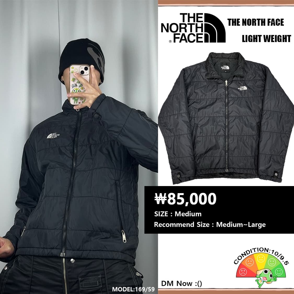 <노스페이스 라이트 경량패딩> No.1322 상품이미지1