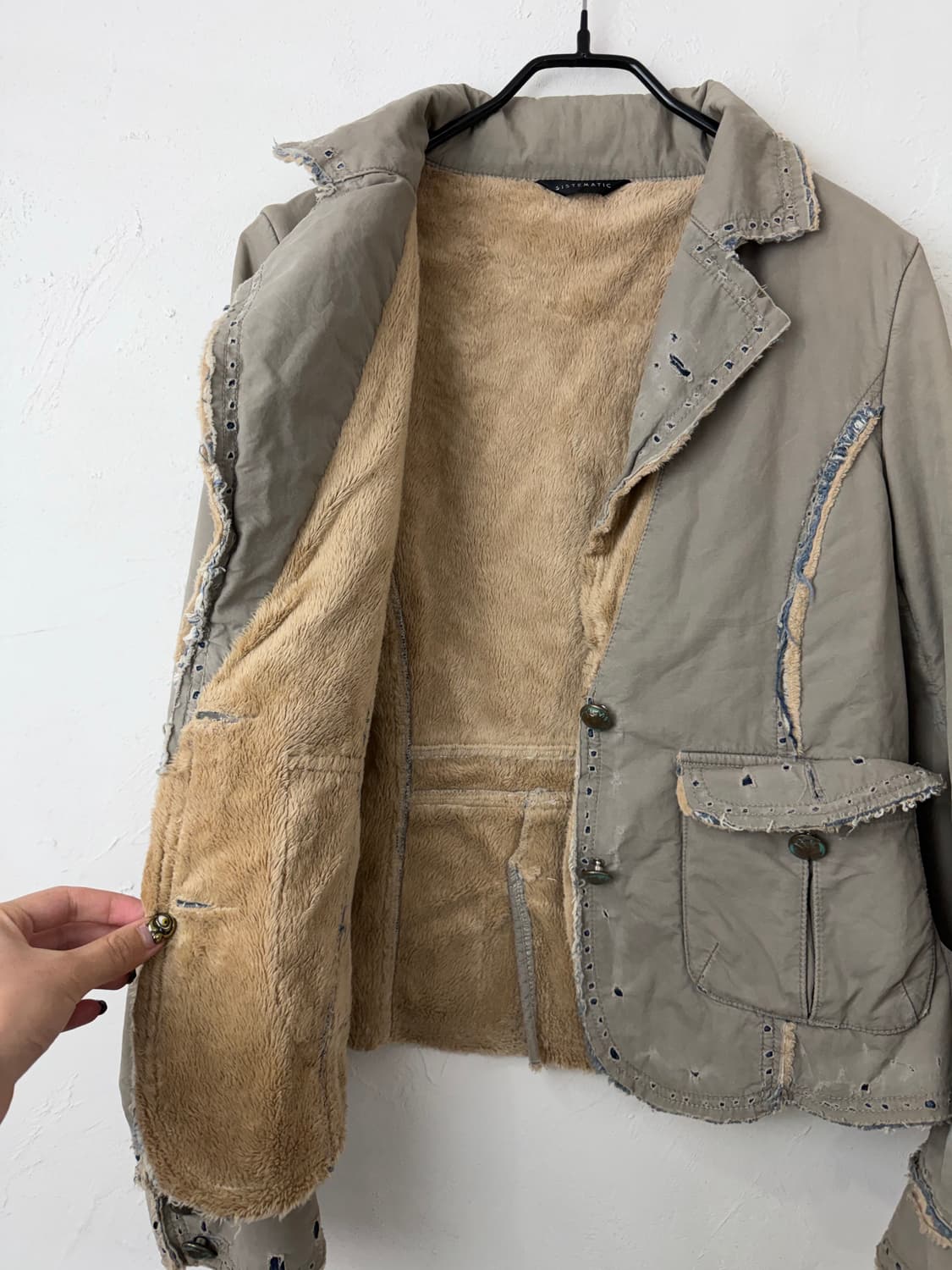 SISTEMATIC 디스트레스드 자켓 상품이미지4