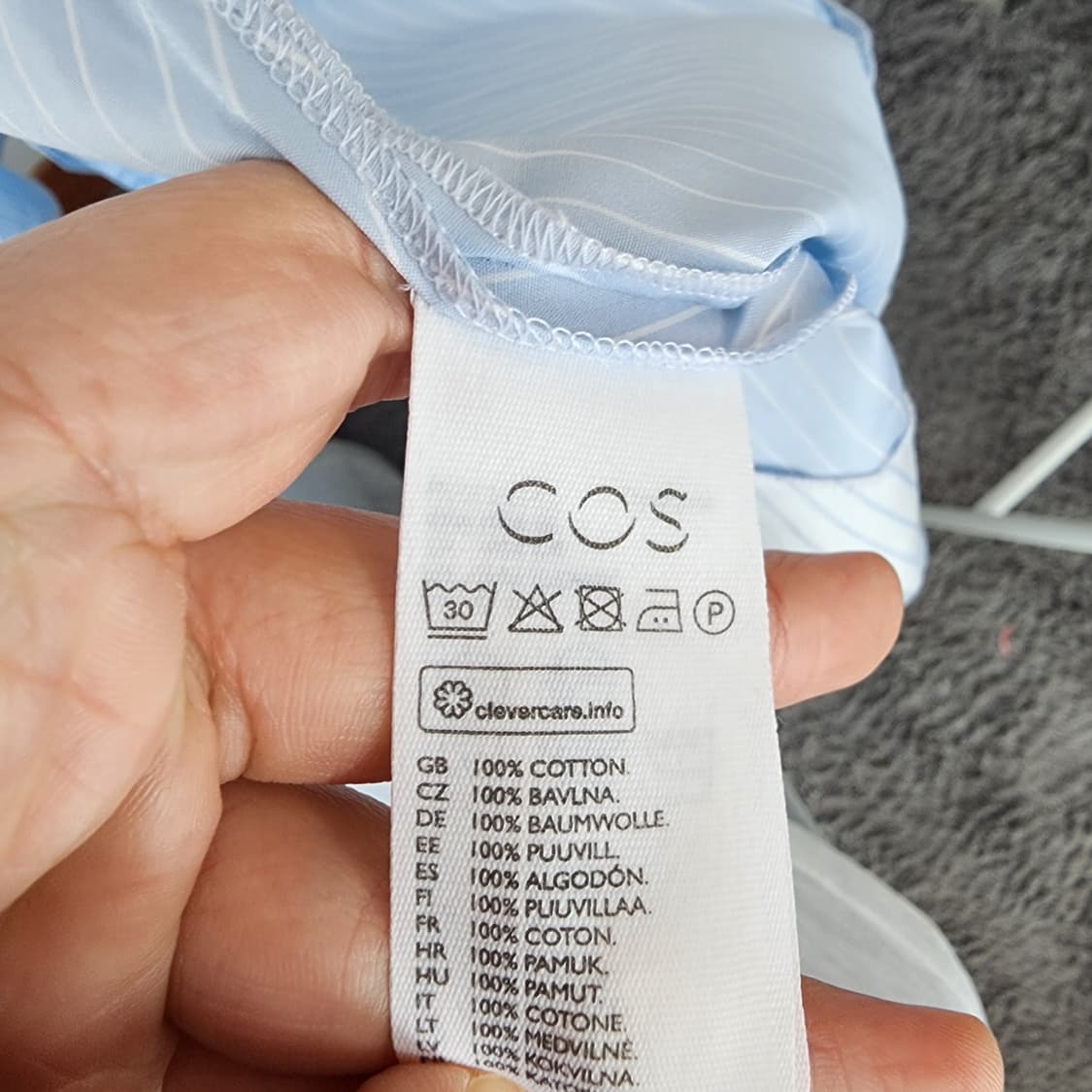 코스 스트라이프 랩 스타일 롱 원피스 상품이미지7