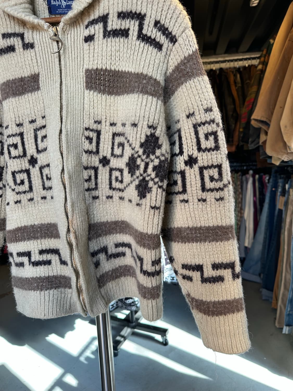 80-90s 폴로 랄프로렌 헤비 울 코위찬 스웨터 우먼스 상품이미지4