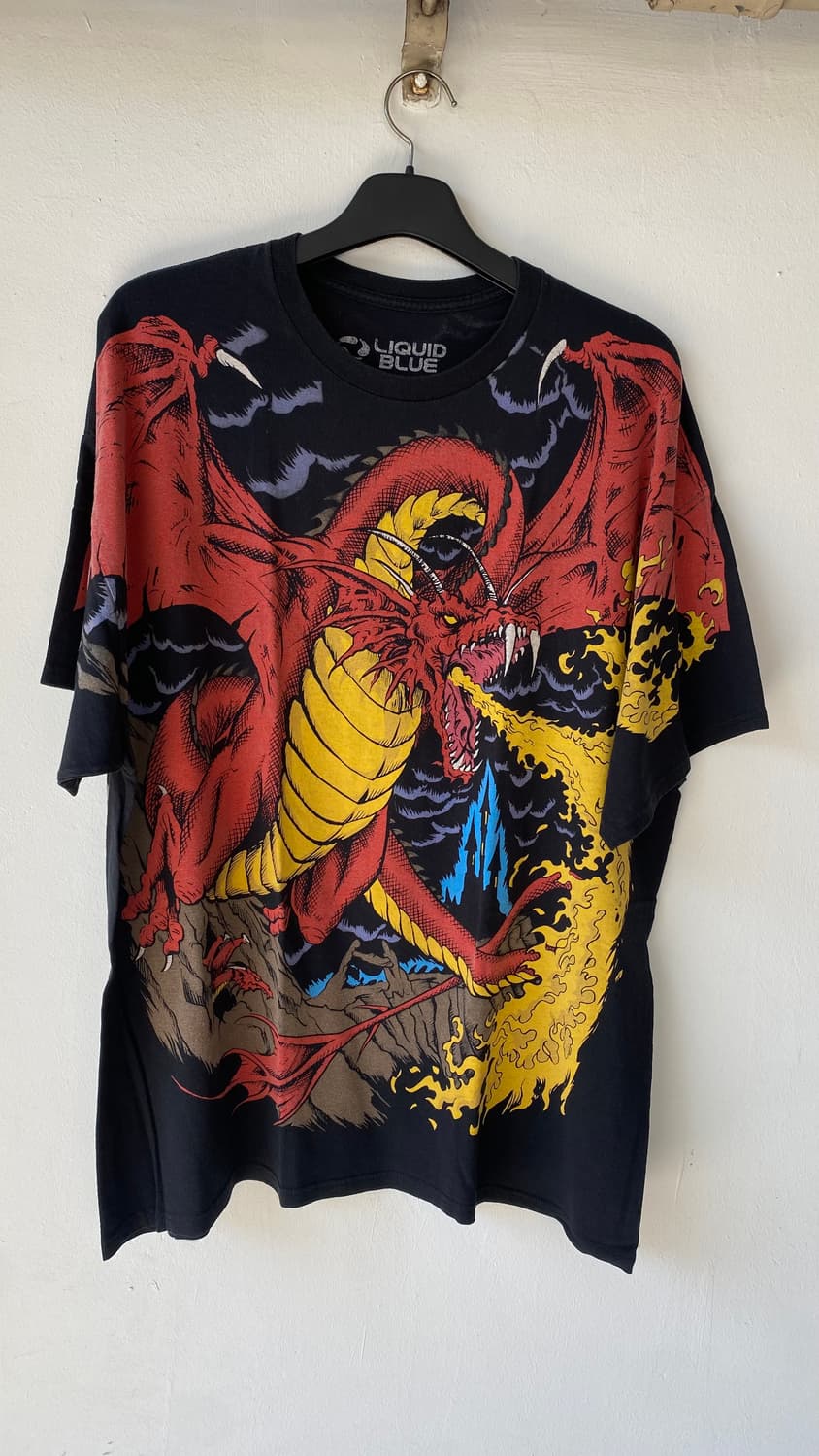 리퀴드블루 liquid blue 드래곤 티셔츠 XXL 2XL 상품이미지1