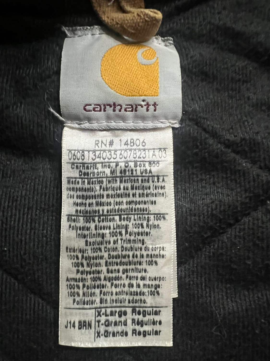 (XL)칼하트 산타 페 자켓 J14 BRN 칼하트브라운 상품이미지9