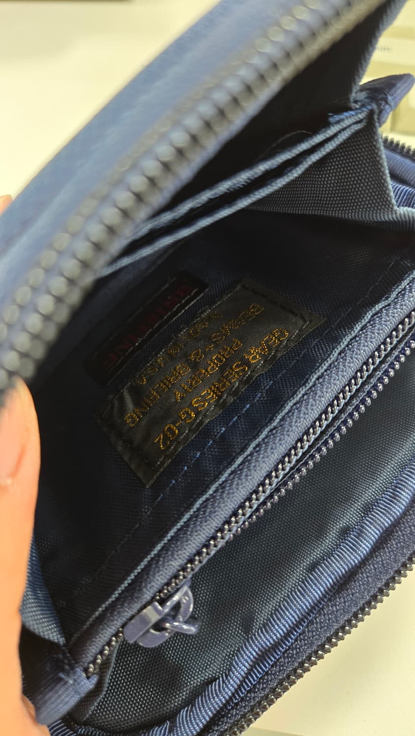 Briefing x Beams 브리핑 빔즈 지갑 네이비 상품이미지4