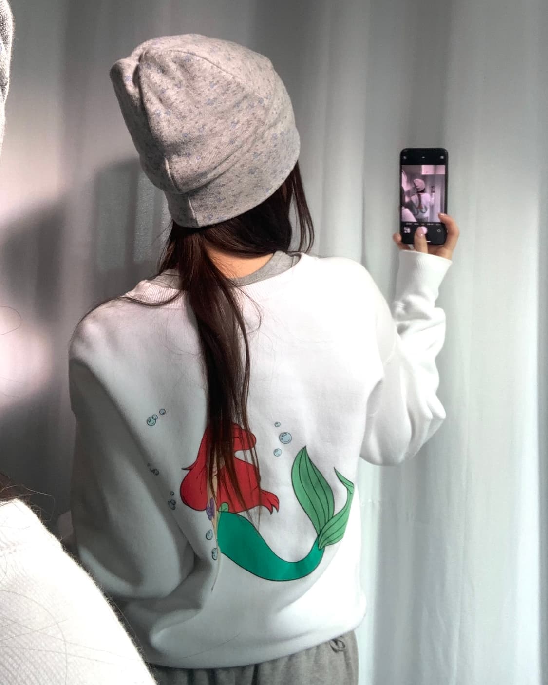 Champion x Disney 챔피온 디즈니 90‘s 리버스위브 에리얼 상품이미지9