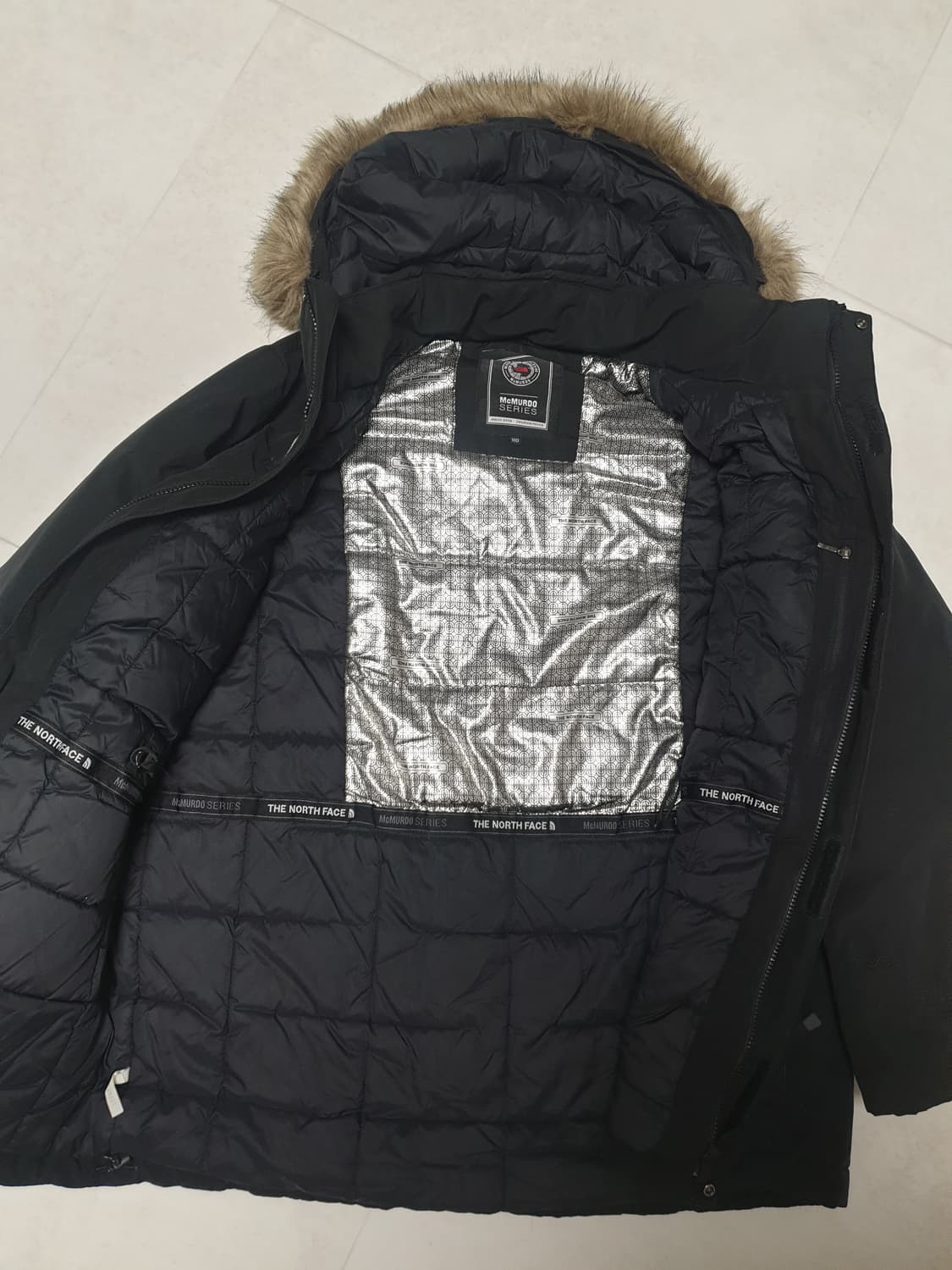 노스페이스 맥머도 패딩 110size 상품이미지3