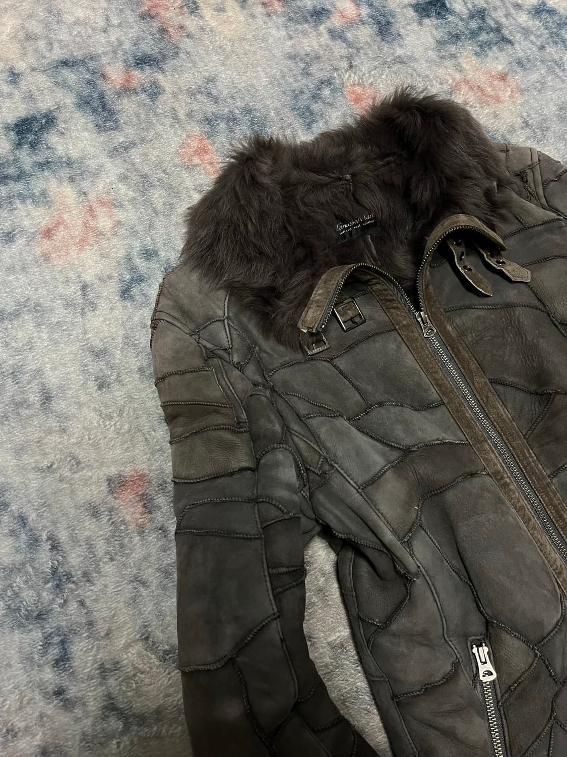 Tornado mart 00s patchwork trimming fur 상품이미지3