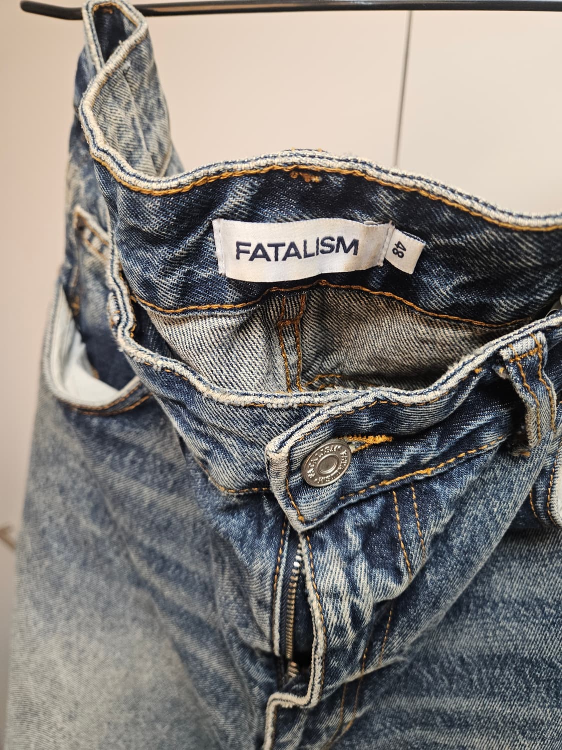 FATALISM 워싱 데님 팬츠 48 상품이미지2