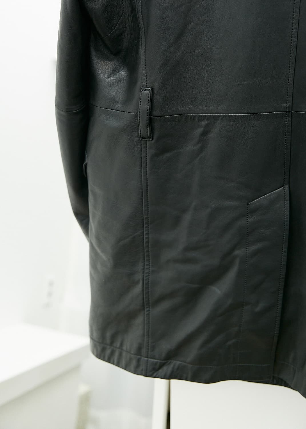 Leather Car Coat 상품이미지6