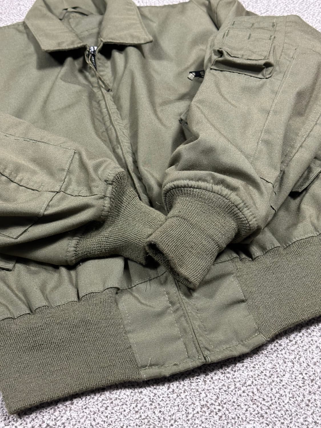 미군 86년 알파인더스트리 cvc탱커자켓 m 숏 상품이미지3