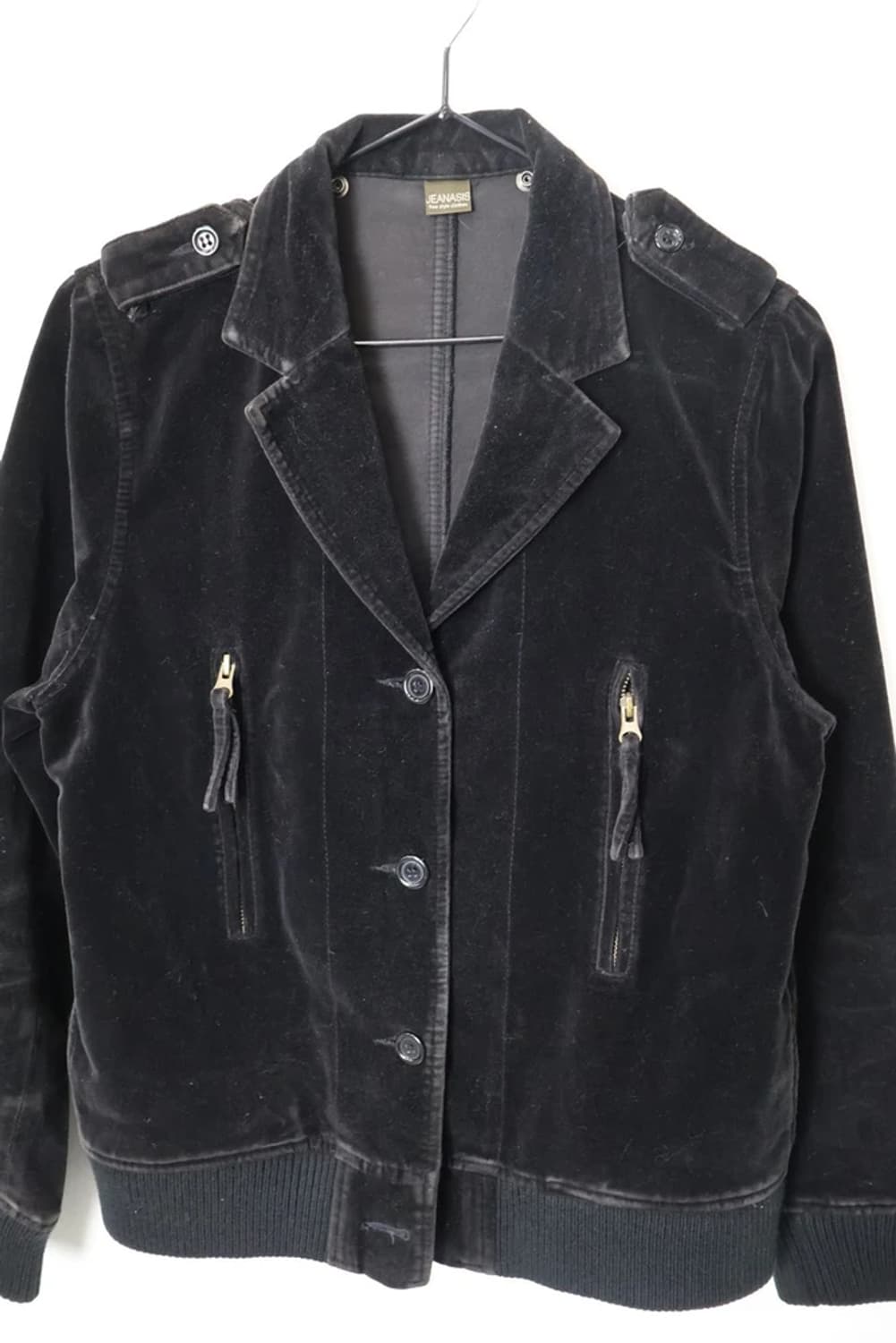 JEANASIS Black Velvet Short Jacket 상품이미지7