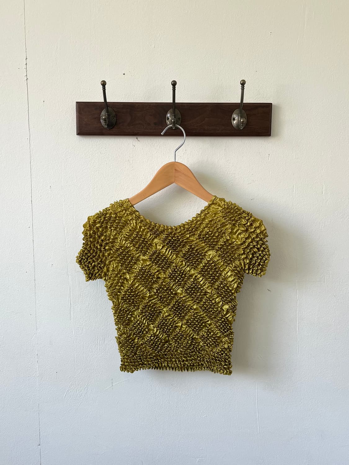 Japan vtg 플리츠 탑 상품이미지1