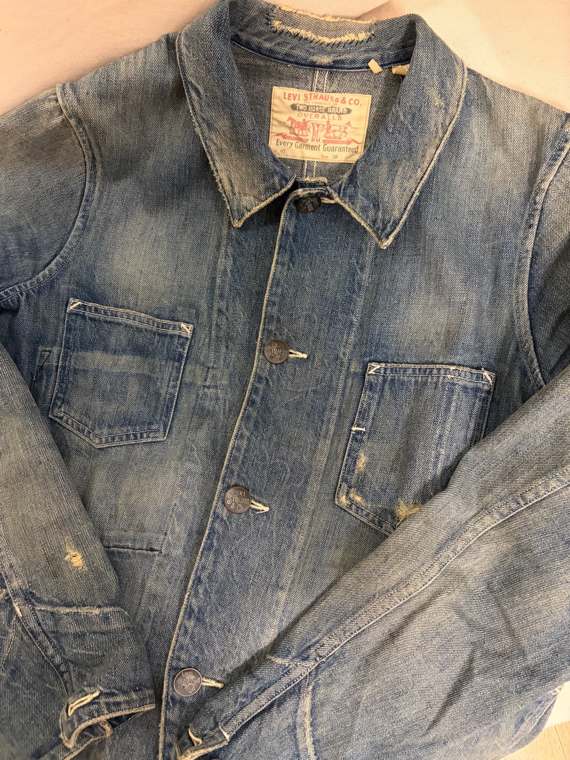 [LVC/리바이스] 1920's Lot 67 삭 코트 38사이즈 상품이미지2