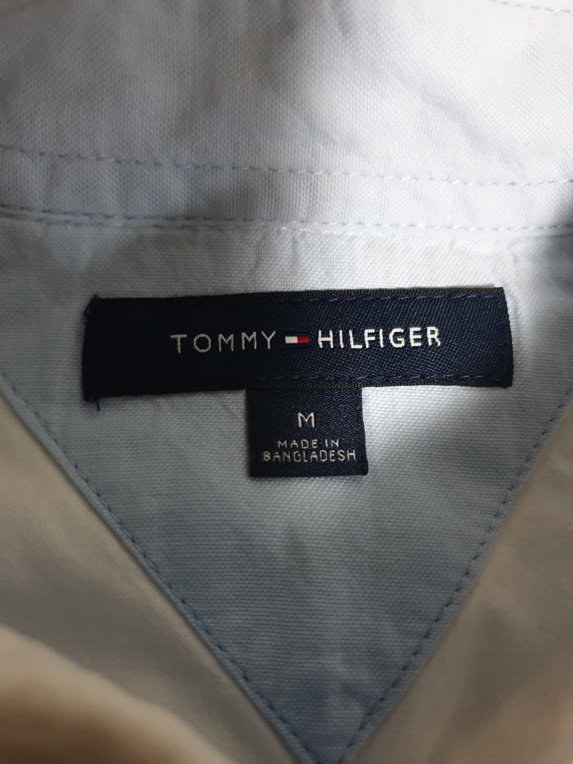타미힐피거 스몰로고 옥스퍼드 코튼셔츠 (M) 상품이미지4