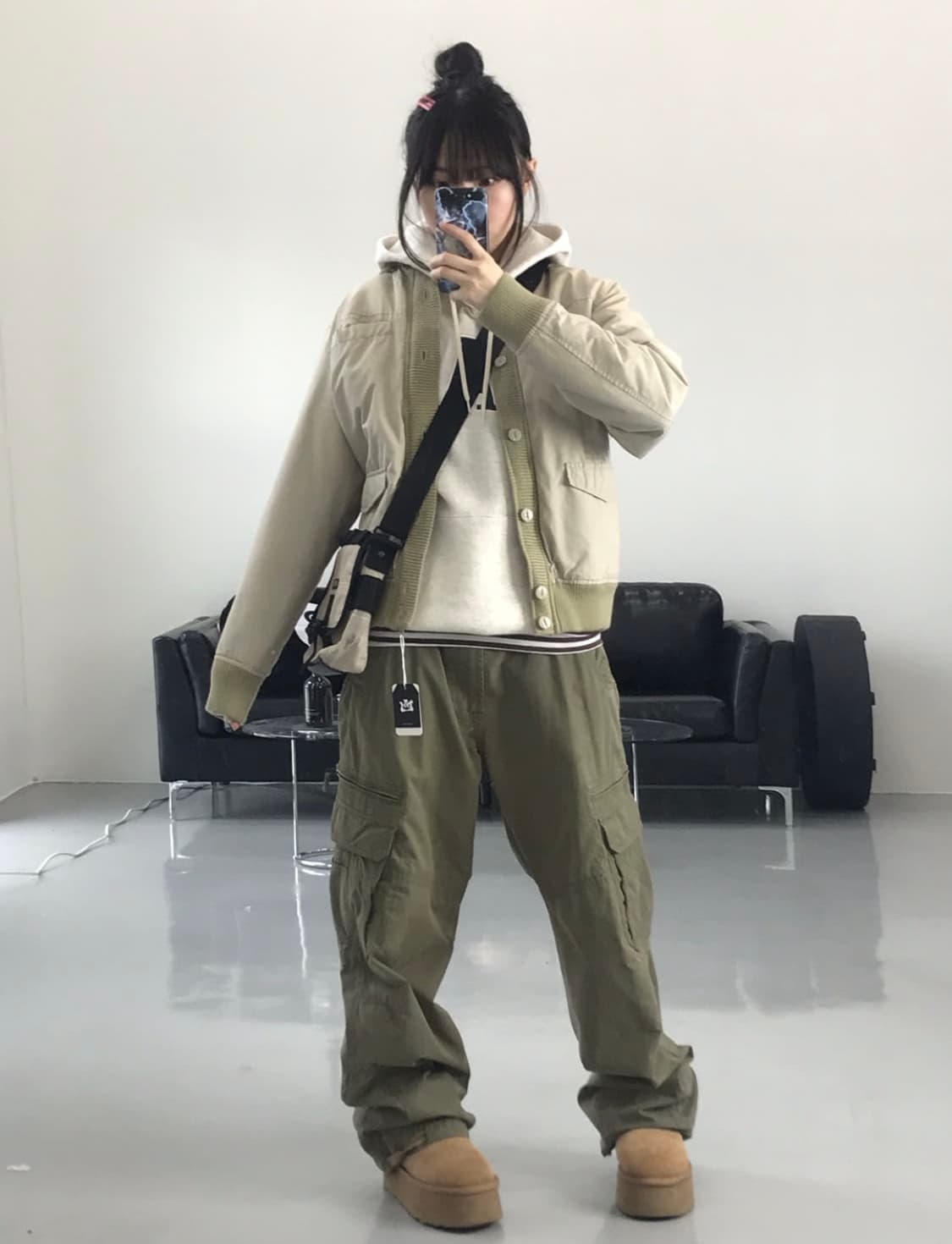 Jpn Beige Hoodie Jumper 상품이미지2