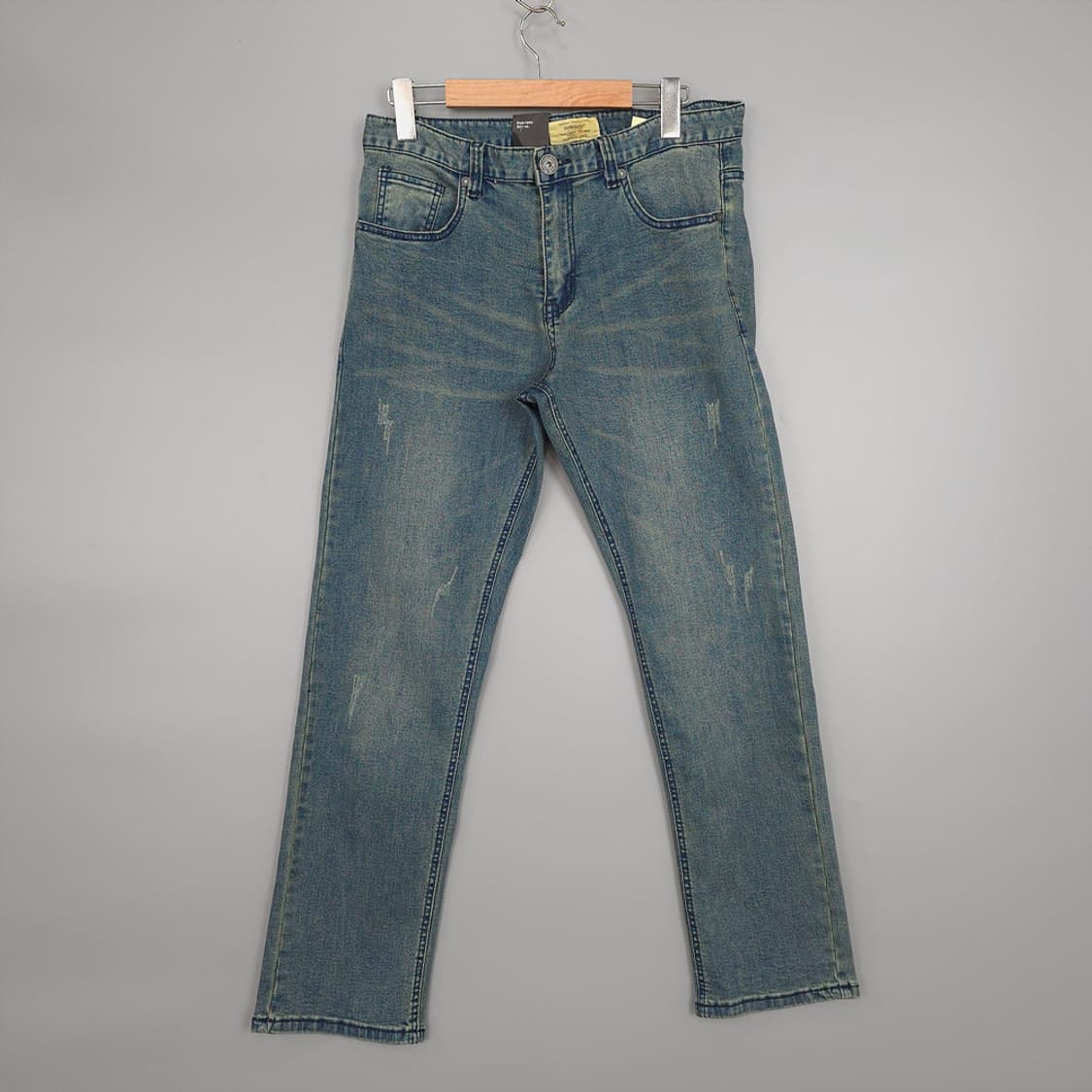 새제품)데님서플라이 DENIM SUPPLY 스트레이트 중청 데님팬츠 32 상품이미지1