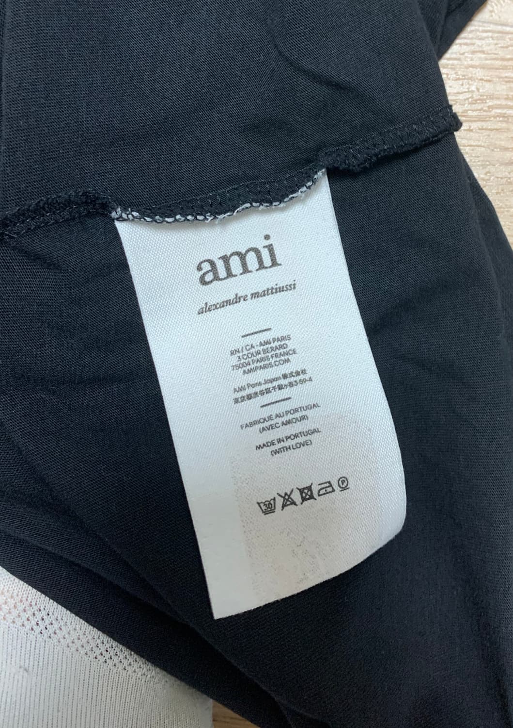 아미 AMI 드 꾀르 스몰 하트 로고 반팔 상품이미지4