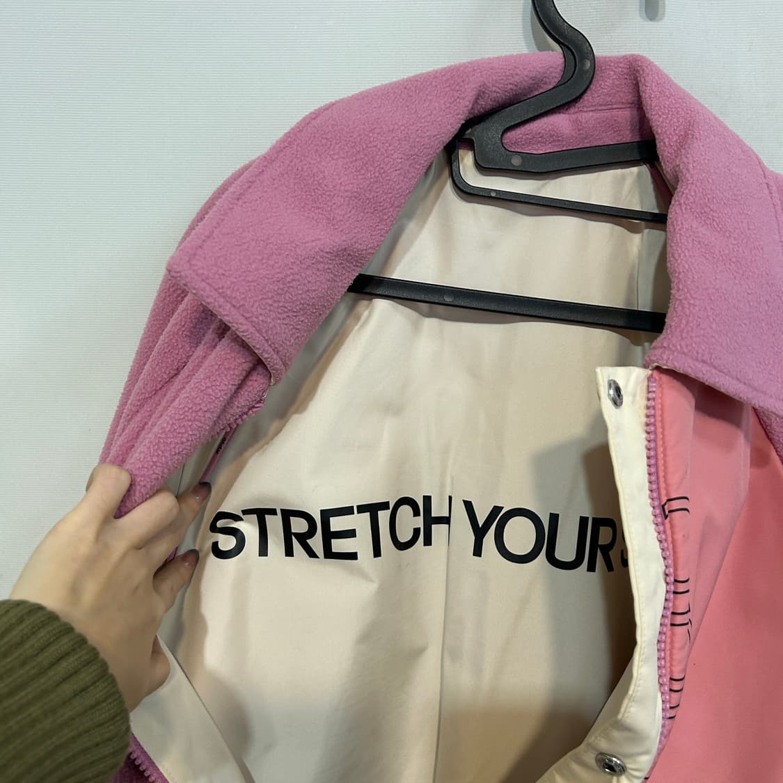 안다르 리버시블 후리스 자켓 F 상태최상 상품이미지2