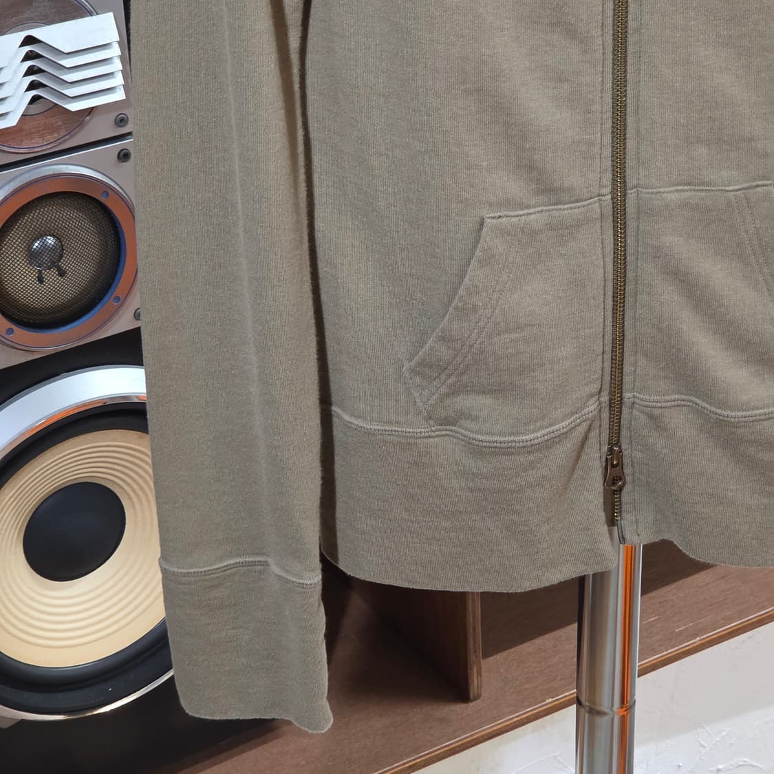 JPN 펑크 Y2K 후면 스터드 투웨이 코튼 집업 상품이미지6