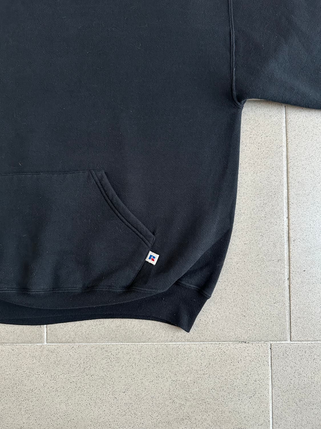 90s 빈티지 러셀 후드 블랙 XXL 상품이미지3