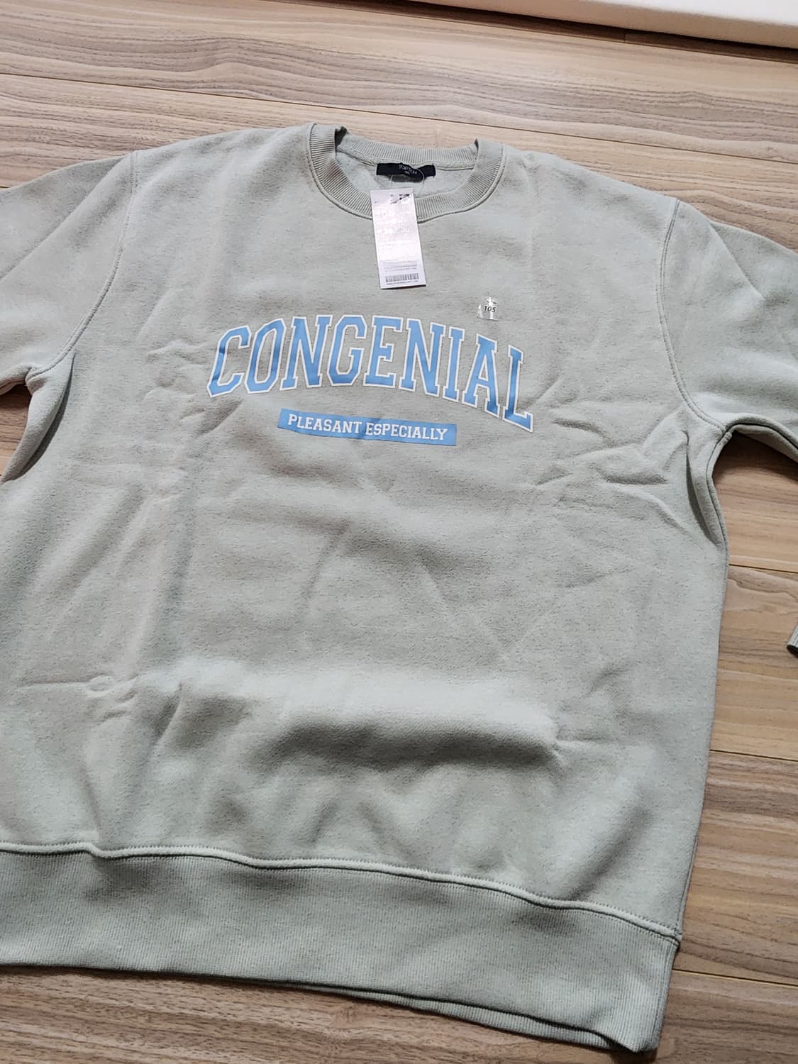 탑텐기모맨투맨티셔츠105사이즈민트 상품이미지1