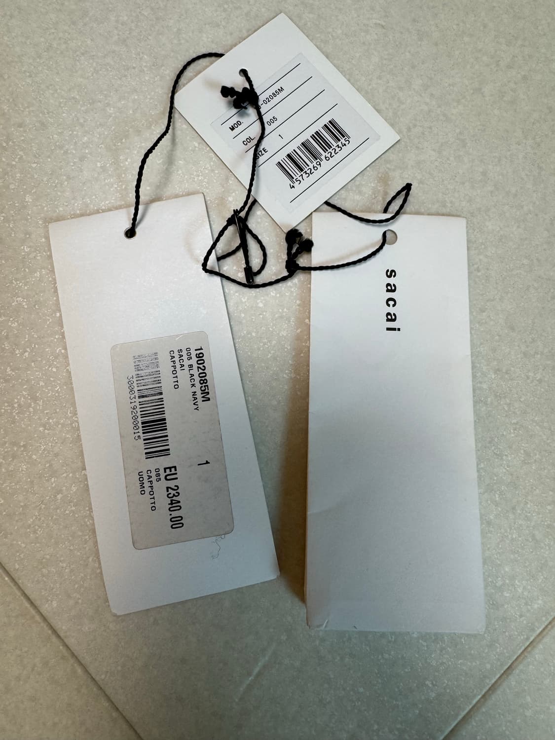 사카이 19FW 런웨이 코트 상품이미지9