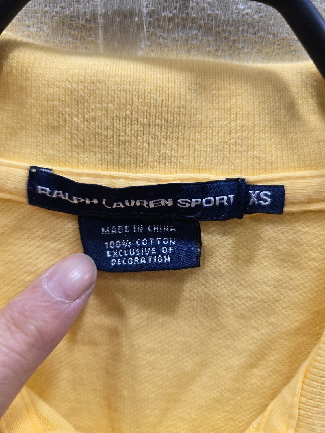 랄프로렌 스포츠 옐로우 폴로 원피스 XS(44) 상품이미지6