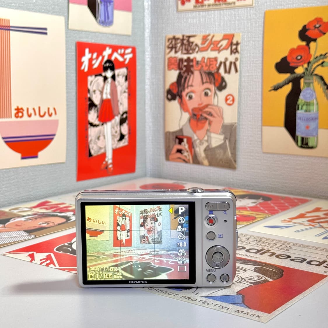 올림푸스 VG-130 실버 빈티지디카 상품이미지2