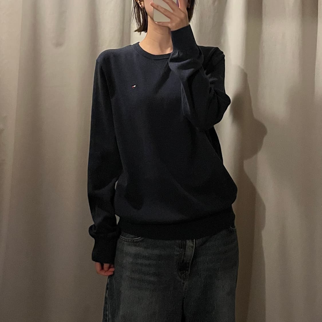 타미힐피거 라운드 니트 상품이미지1