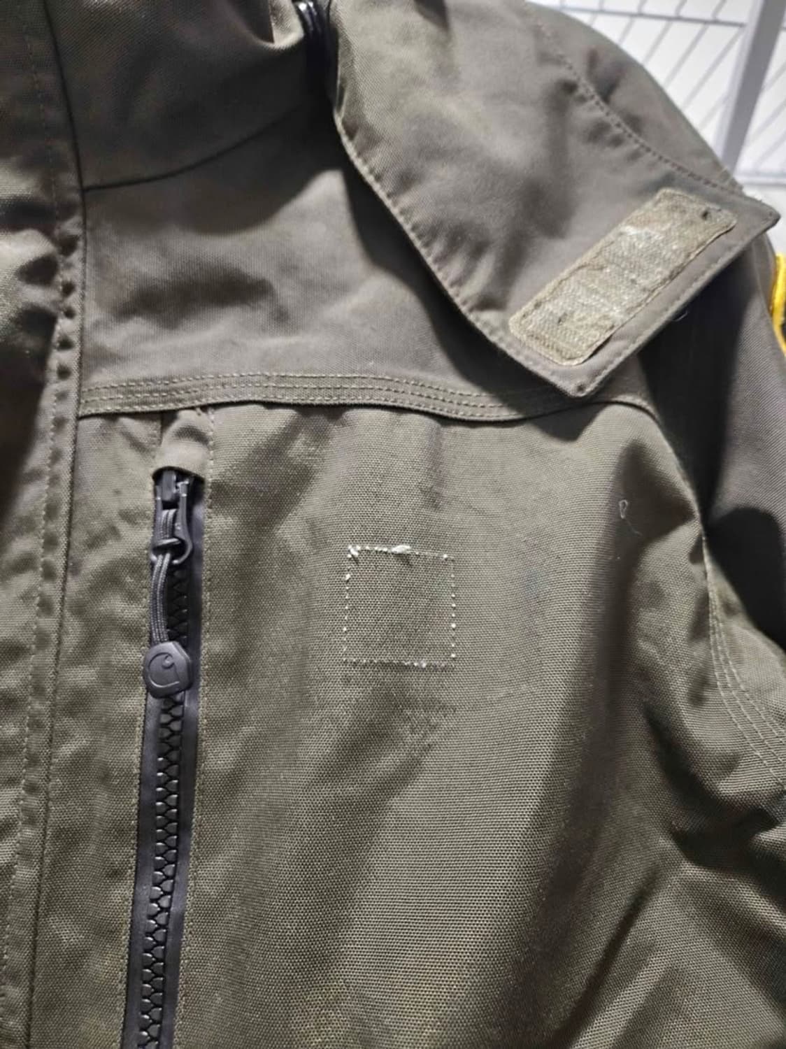 칼하트 J162 307 카키 Man Small 워크 자켓 상품이미지3