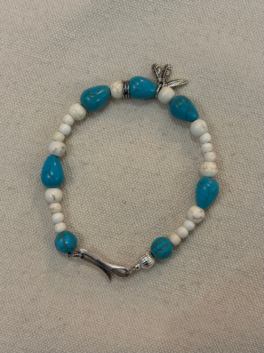 Turquoise Feather Bracelet 상품이미지7