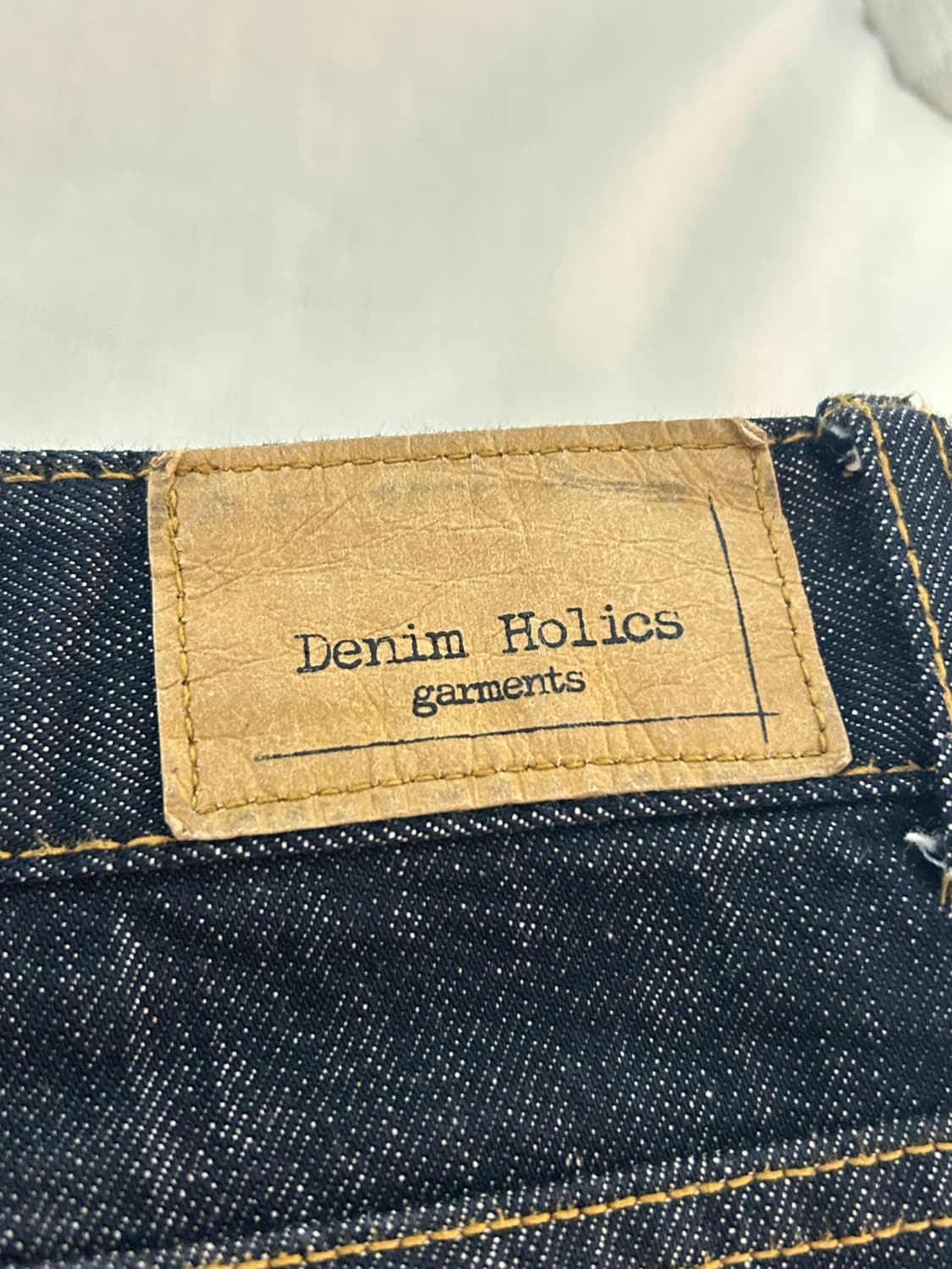 denim holics 생지 셀비지 배기 데님 팝니다 (정품) 상품이미지3