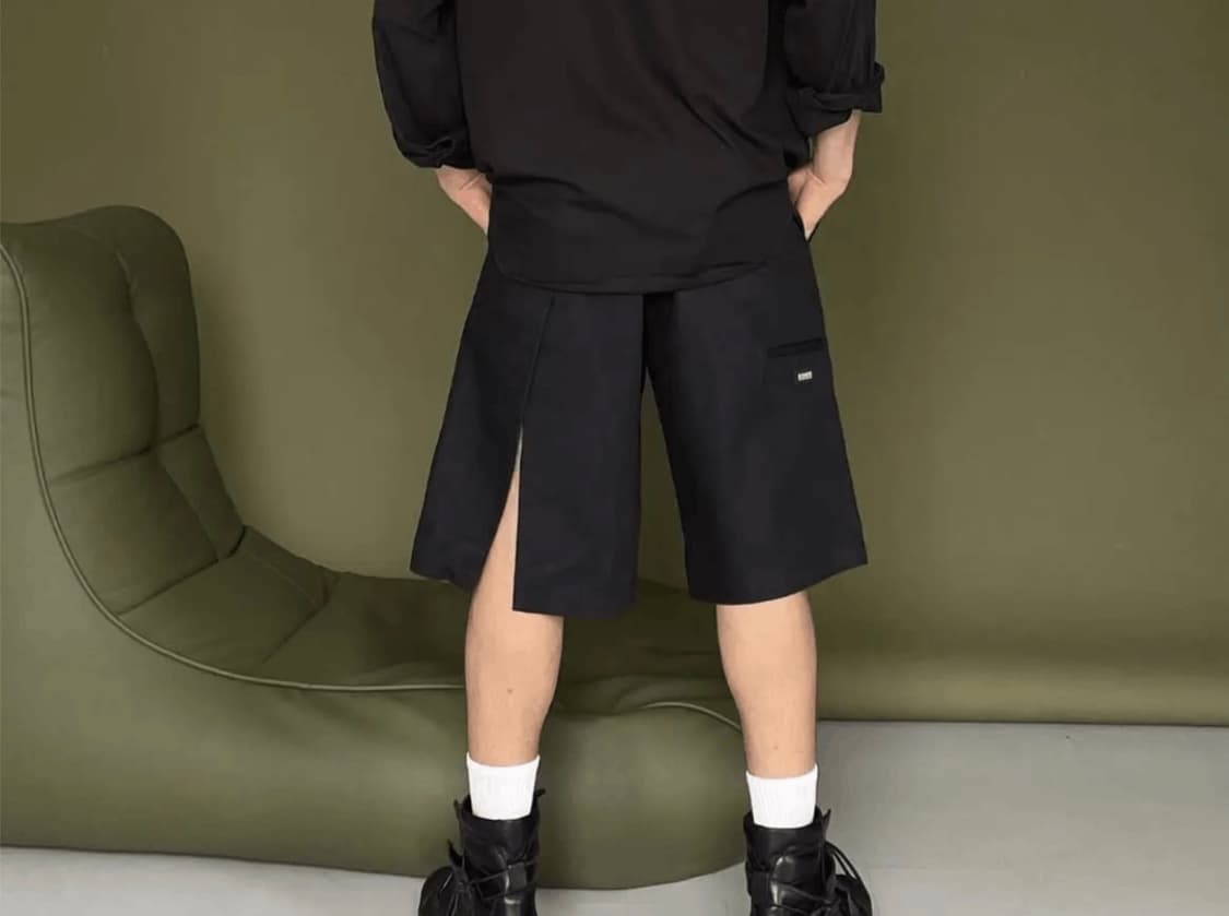 베트멍 2016 워크웨어 쇼츠 VETEMENTS 아카이브  블랙 상품이미지1
